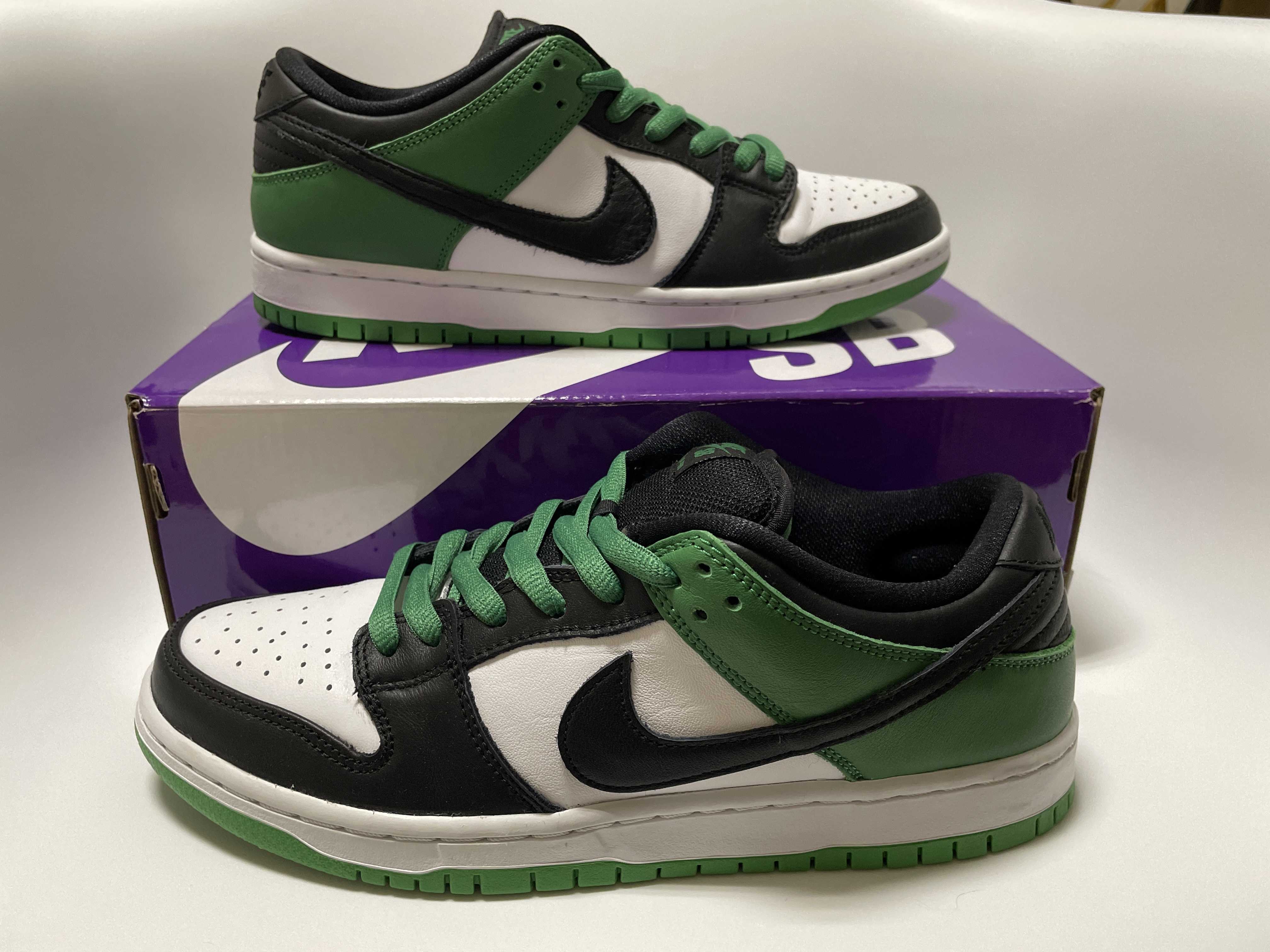 Nike SB Dunk Low Pro "Black and Classic Green"