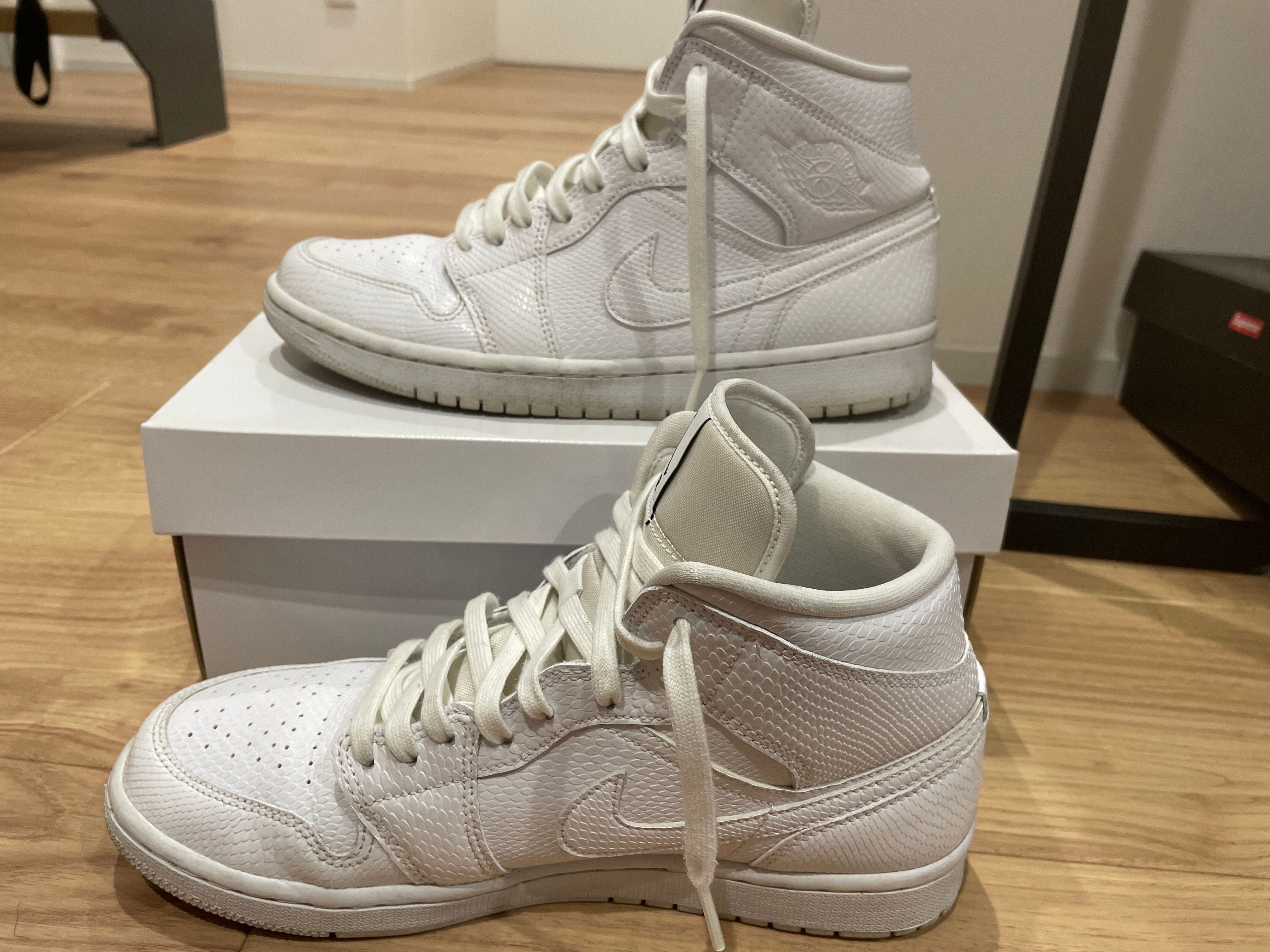 Nike Women's Air Jordan 1 Mid "Snake Skin"