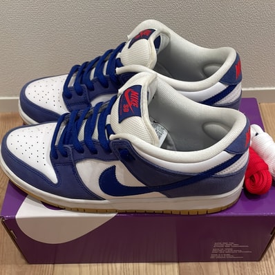 Nike SB Dunk Low "Los Angeles Dodgers/Deep Royal Blue"