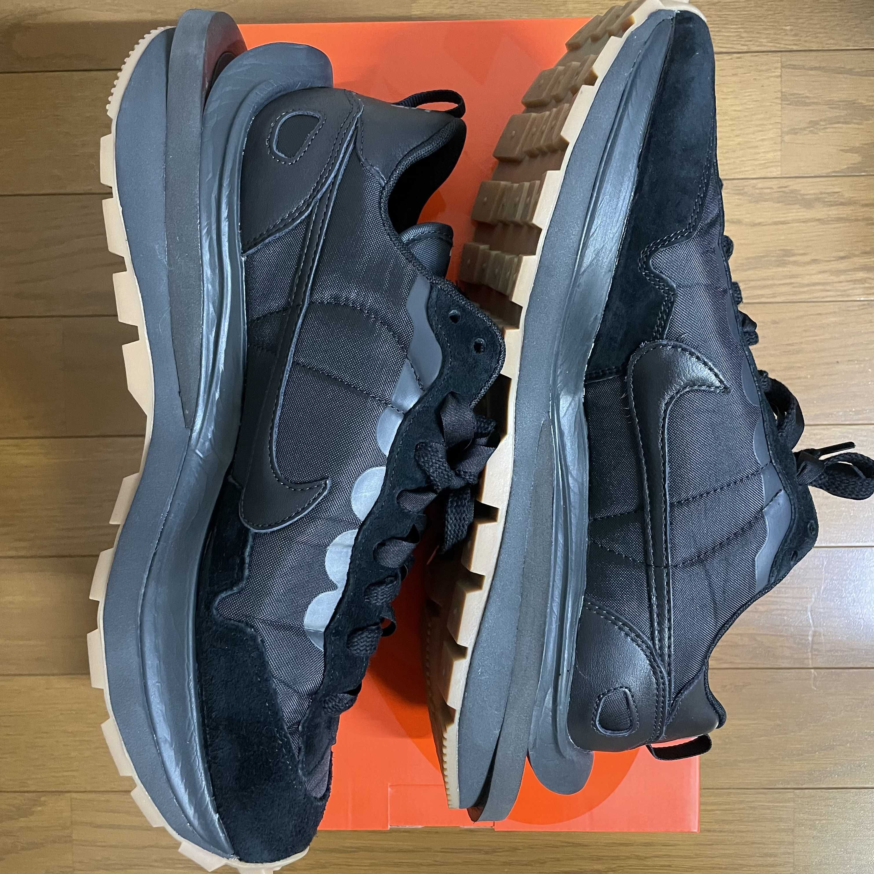 sacai × Nike VaporWaffle "Black Gum"