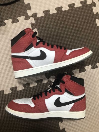 Spiderman × Nike Air Jordan 1 Origin Story "Gym Red/White/Photo Blue/Black"