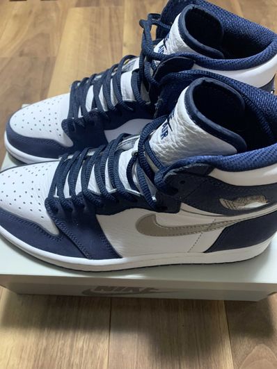 Nike Air Jordan 1 High OG CO.JP "White/Midnight Navy" (2020)(ブリーフケースなし)