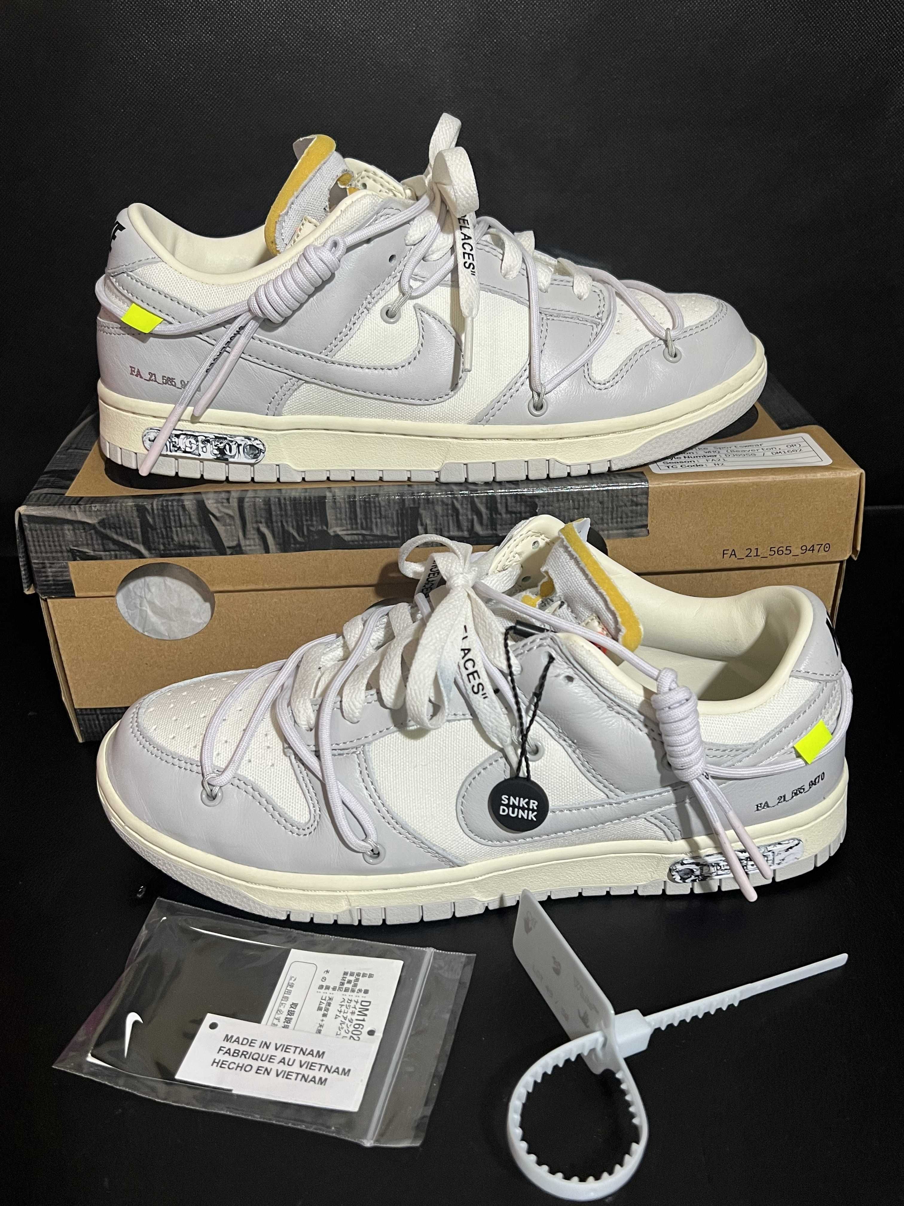 Off-White × Nike Dunk Low 1 of 50 "Lot.49"