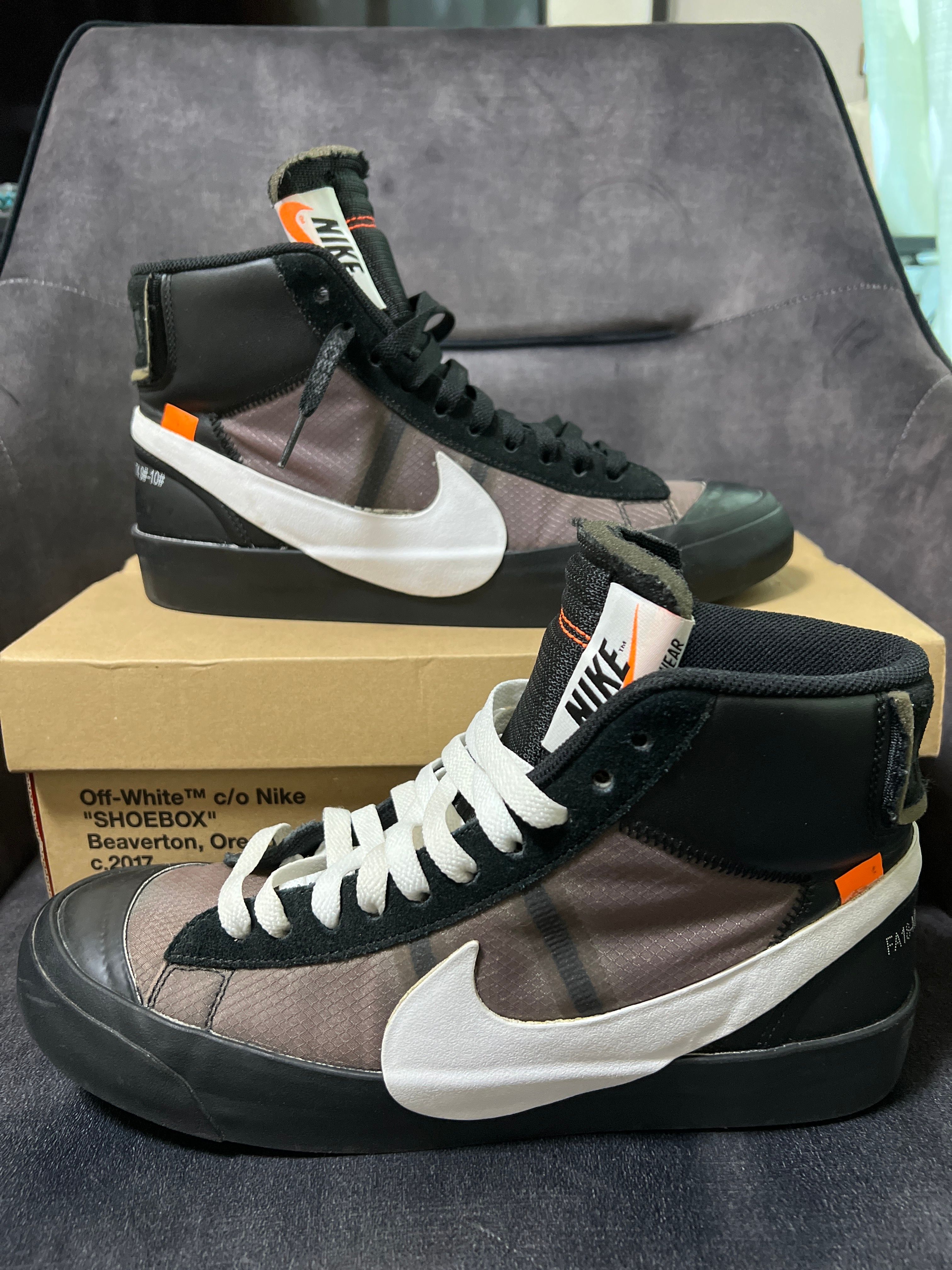 Off-White × Nike Blazer Studio Mid "Grim Reaper"