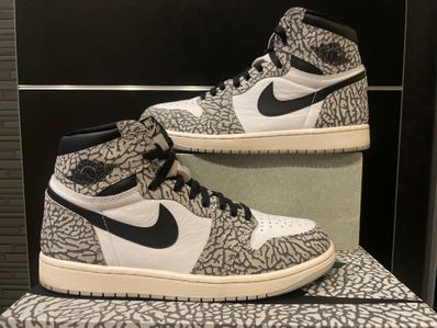 Nike Air Jordan 1 High OG "White Cement/Safari"