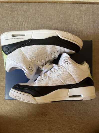 Fragment × Nike Air Jordan 3 "White/Black"