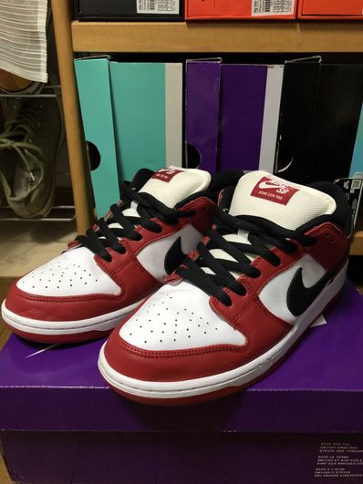 Nike SB Dunk Low Pro "J-Pack Chicago/Varsity Red and White"