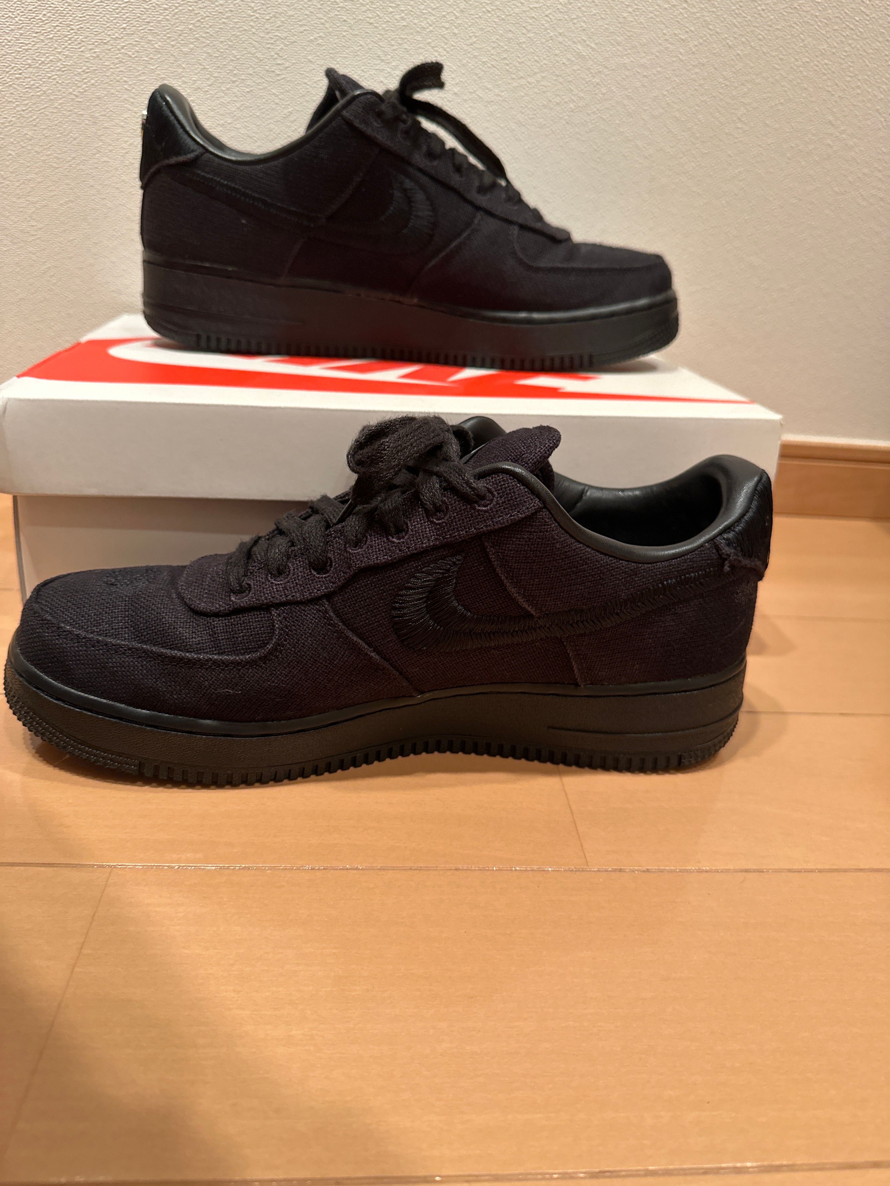 Stussy × Nike Air Force 1 Low "Triple Black"