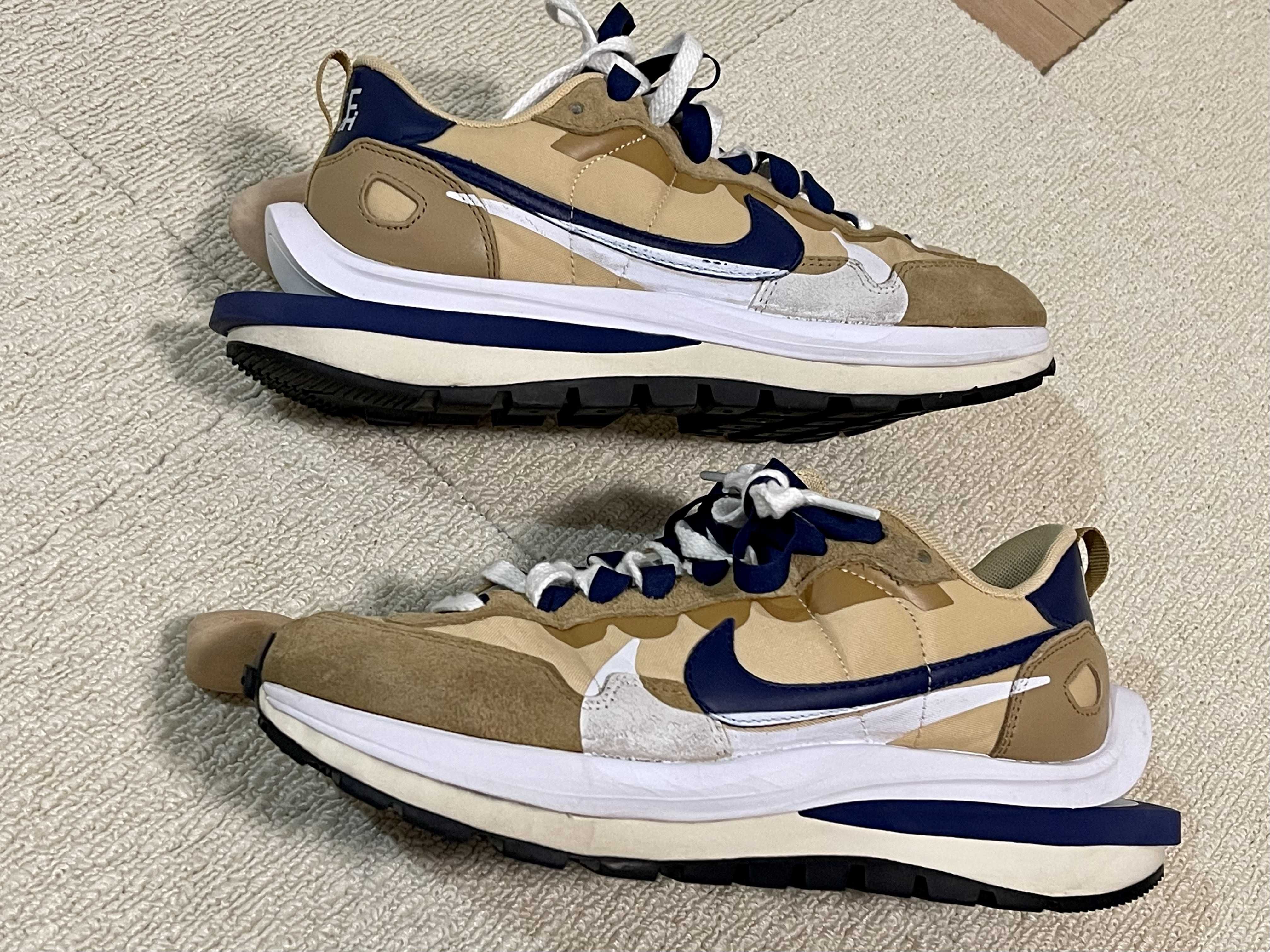 Sacai × Nike Vapor Waffle "Sesame And Blue Void"