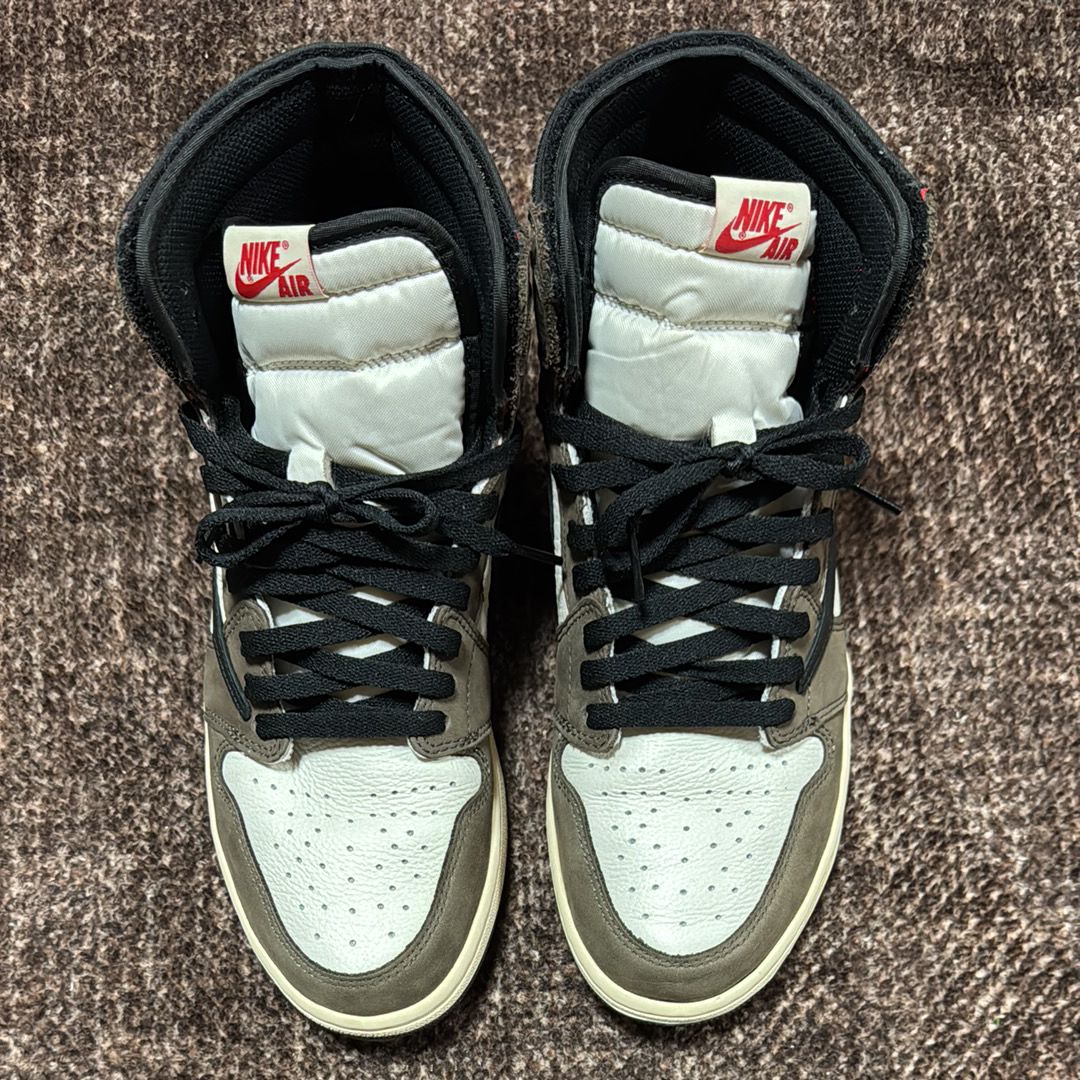 Travis Scott × Nike Air Jordan 1 Retro High OG TS SP "Sail/Dark Mocha"