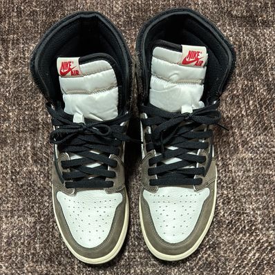 Travis Scott × Nike Air Jordan 1 Retro High OG TS SP "Sail/Dark Mocha"