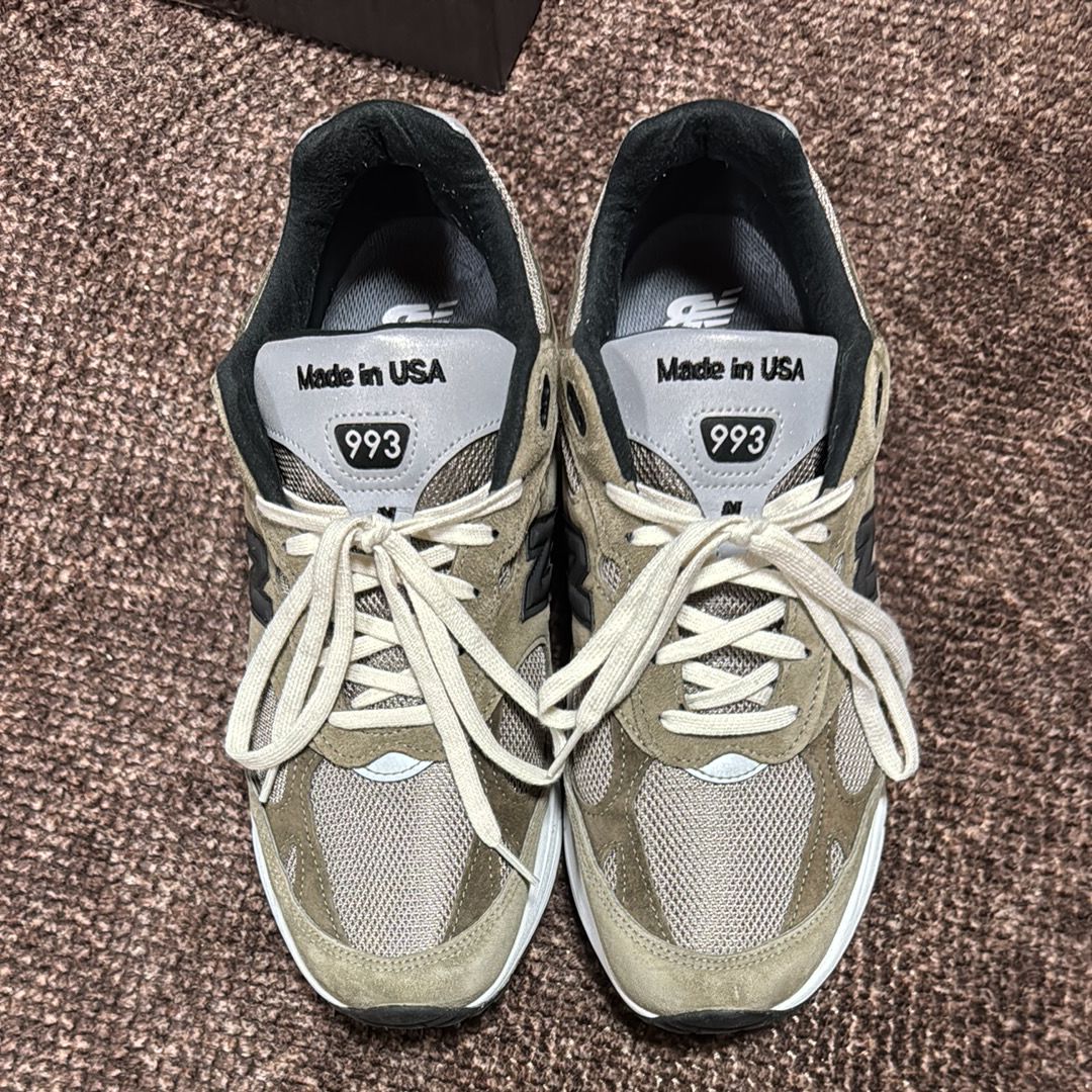 JJJJound × New Balance 993 "Mushroom/White"