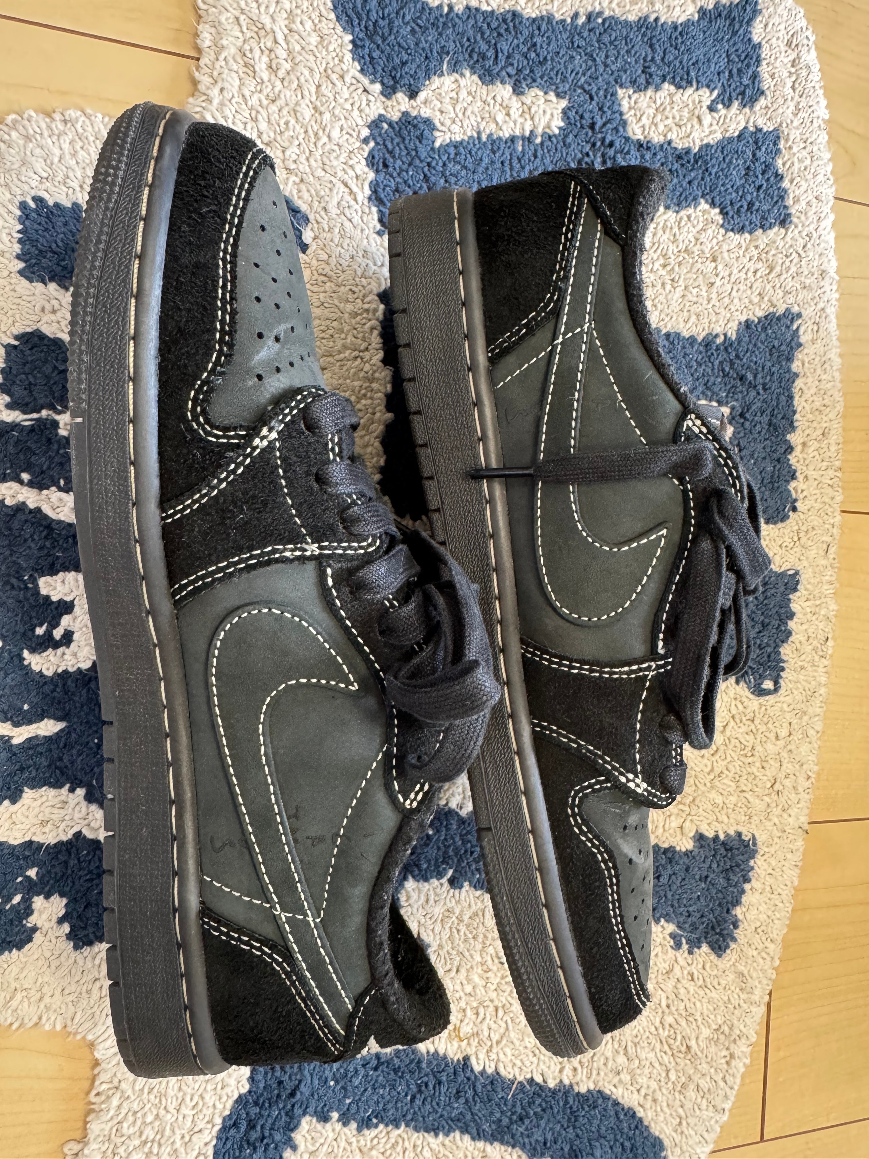 Travis Scott × Nike Air Jordan 1 Low OG SP "Black Phantom"