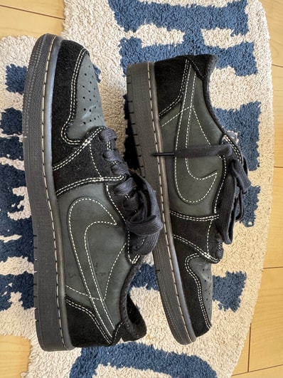 Travis Scott × Nike Air Jordan 1 Low OG SP "Black Phantom"