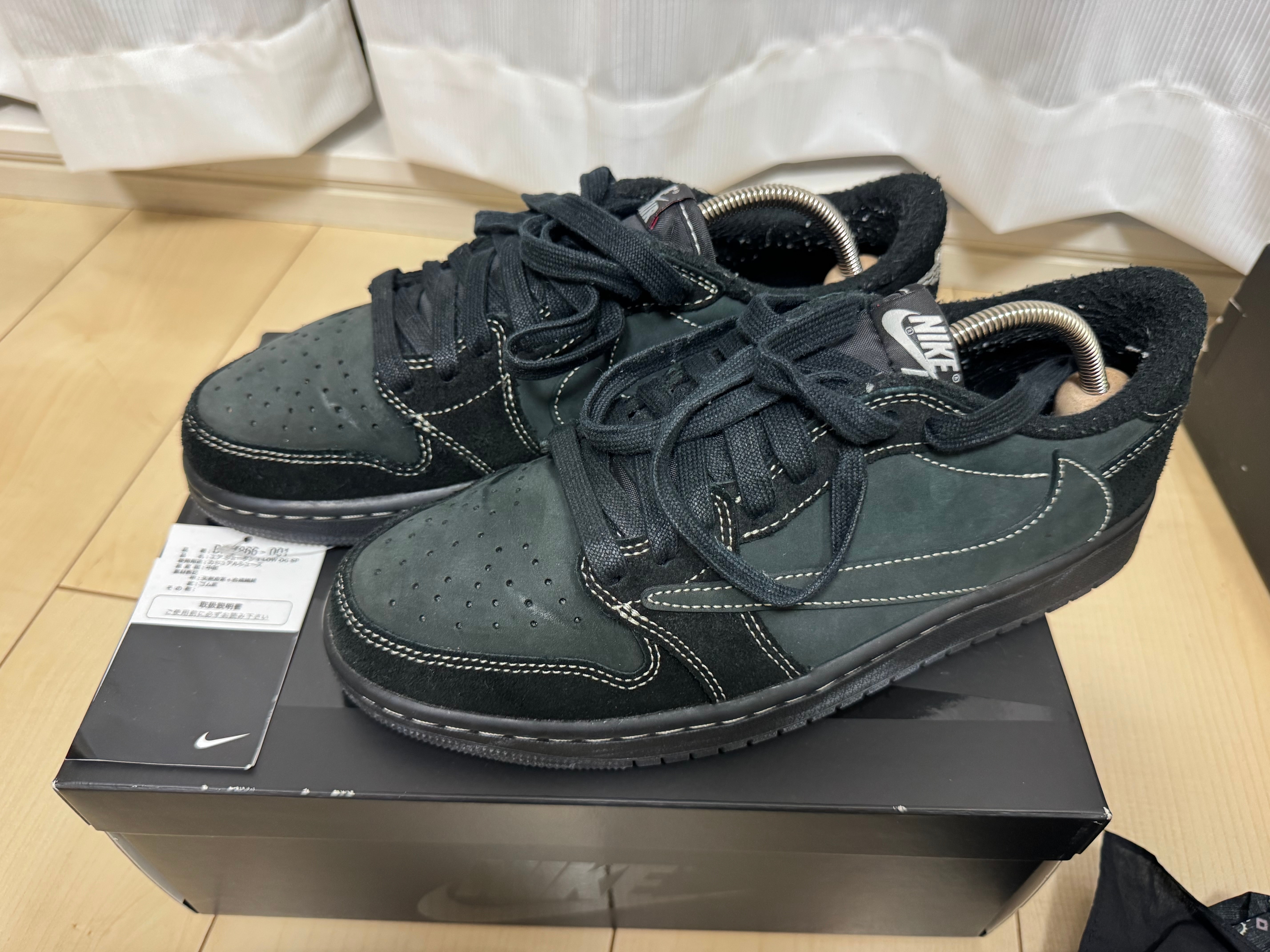 Travis Scott × Nike Air Jordan 1 Low OG SP "Black Phantom"