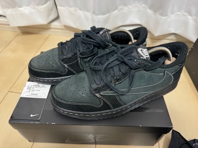 Travis Scott × Nike Air Jordan 1 Low OG SP "Black Phantom"