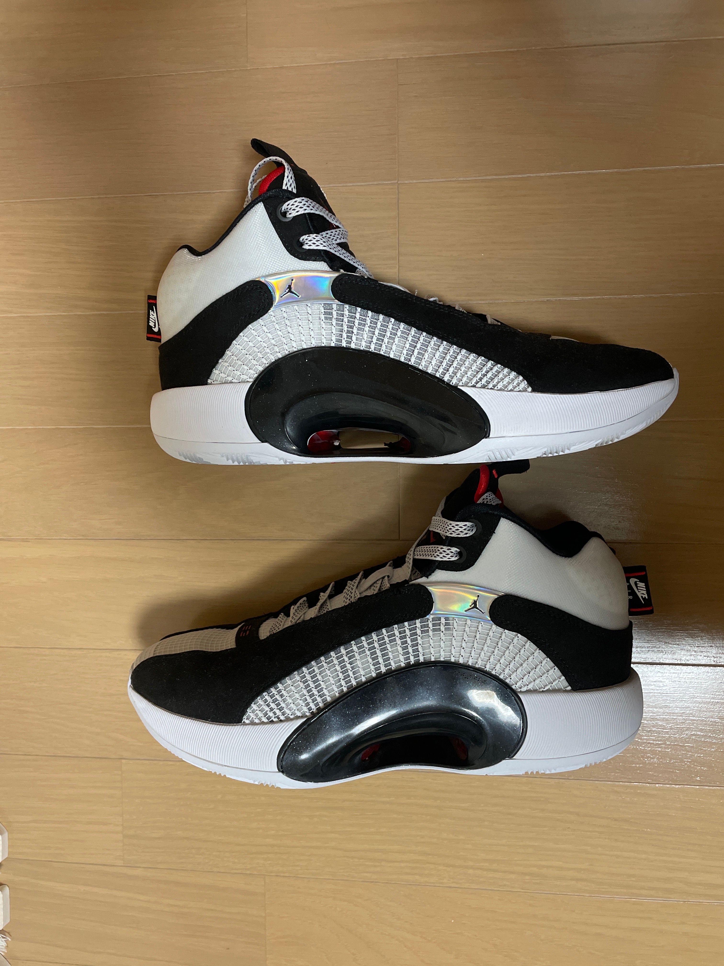 Nike Air Jordan 35 DNA "White/Gym Red/Black" (White Sole)