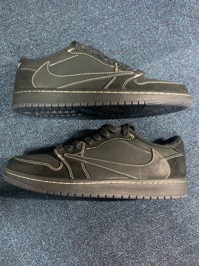 Travis Scott × Nike Air Jordan 1 Low OG SP "Black Phantom"