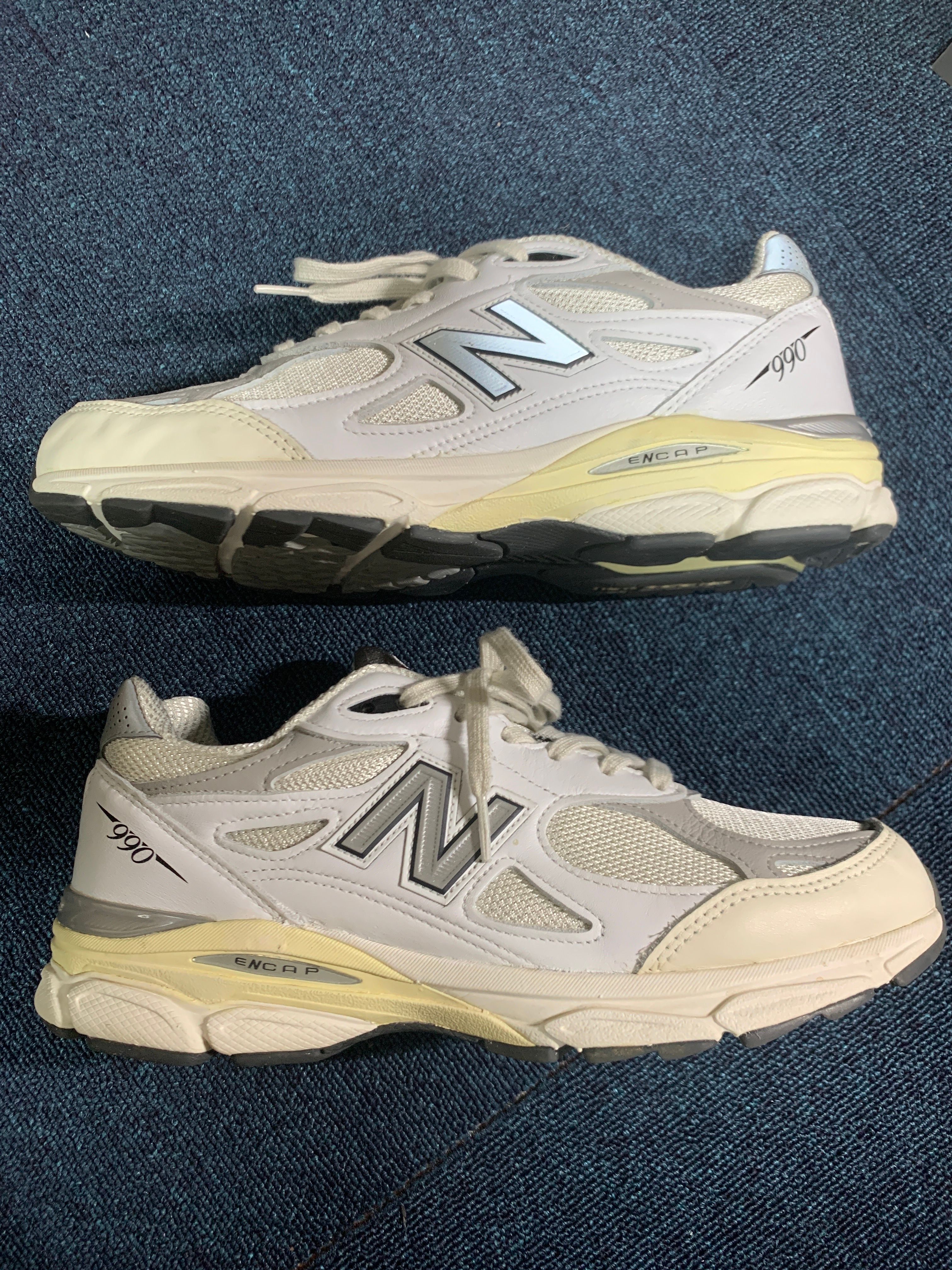 New Balance 990V3 "Sea Salt/Rain Cloud"