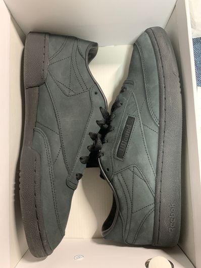 JJJJound × Reebok Club C Nubuk "Black"