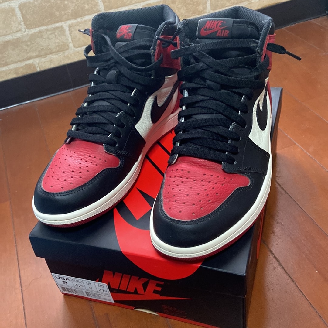 Nike Air Jordan 1 Retro High OG "Bred Toe"
