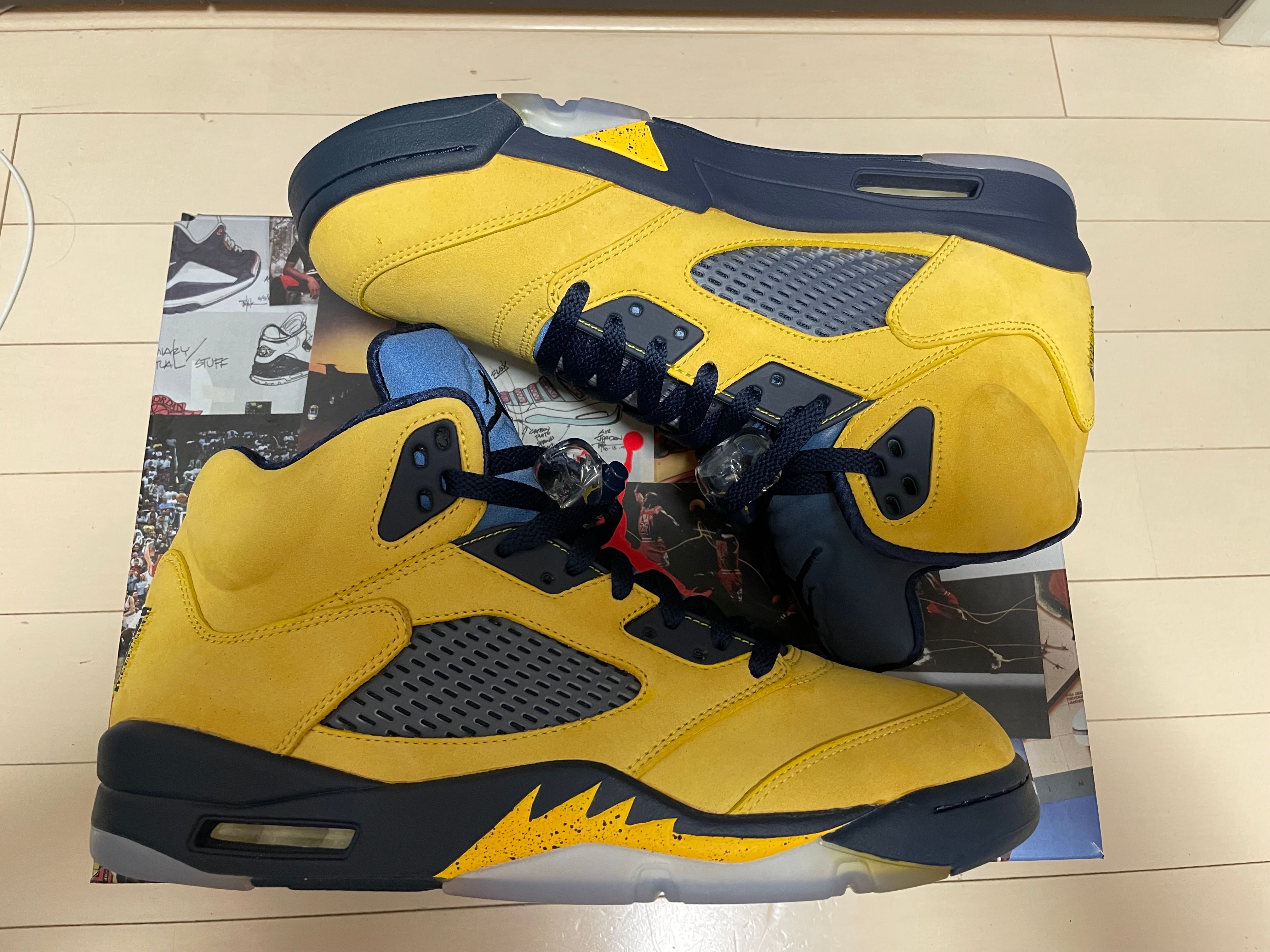 NIKE AIR JORDAN 5 "MICHIGAN"