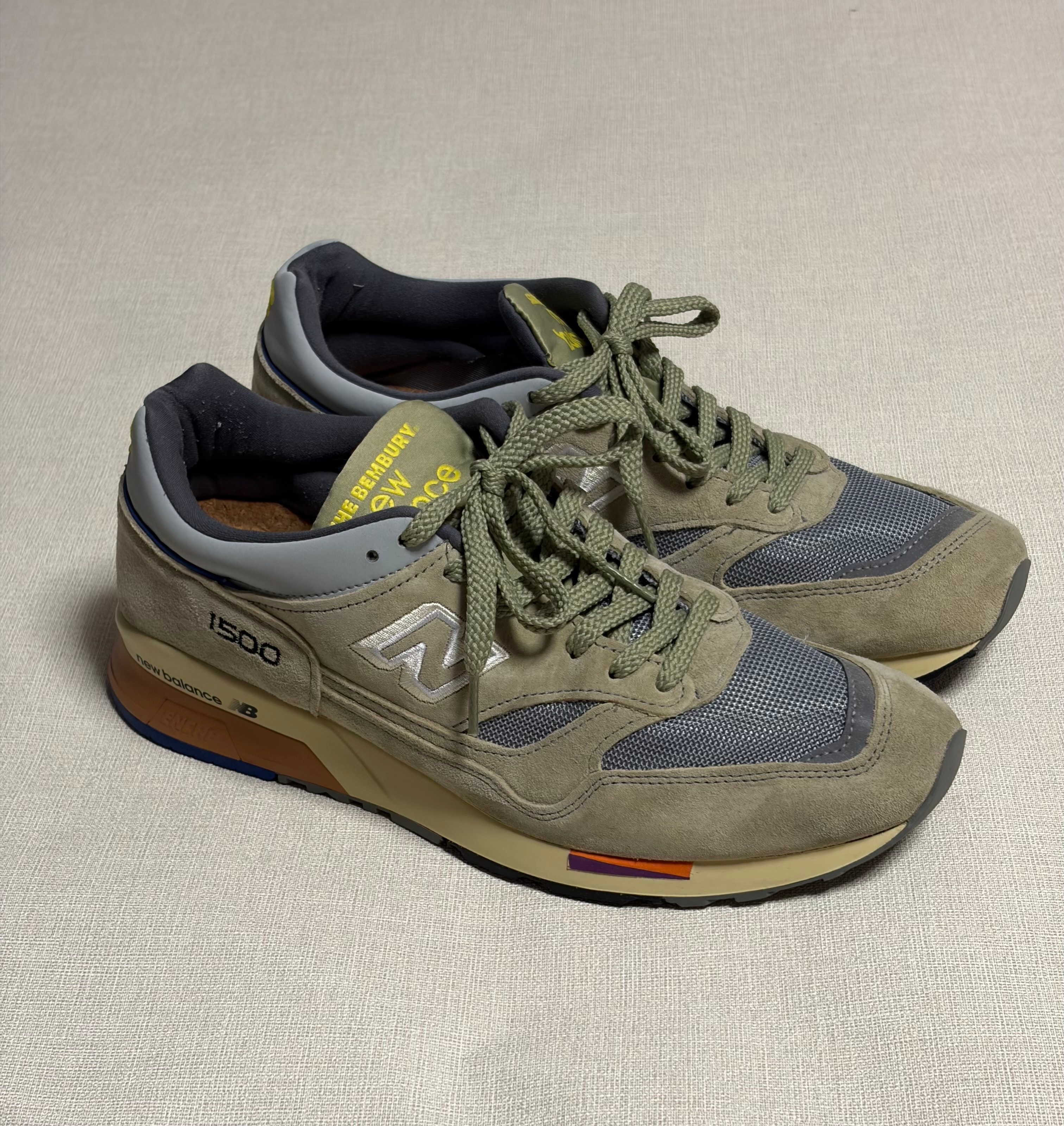 Salehe Bembury × New Balance 1500 Made in UK "Olive/Grey"