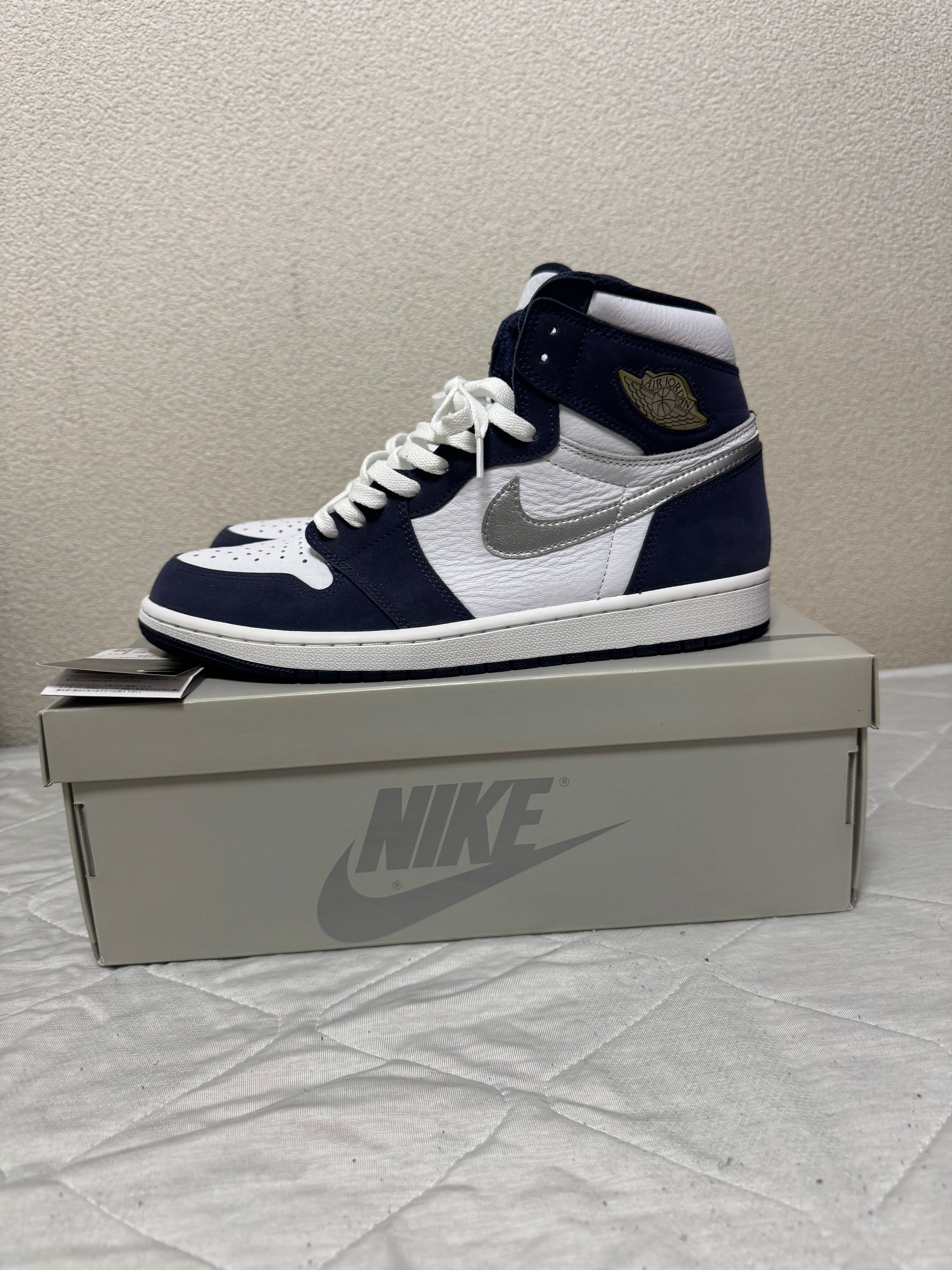 Nike Air Jordan 1 High OG CO.JP "White/Midnight Navy" (2020)(ブリーフケースなし)