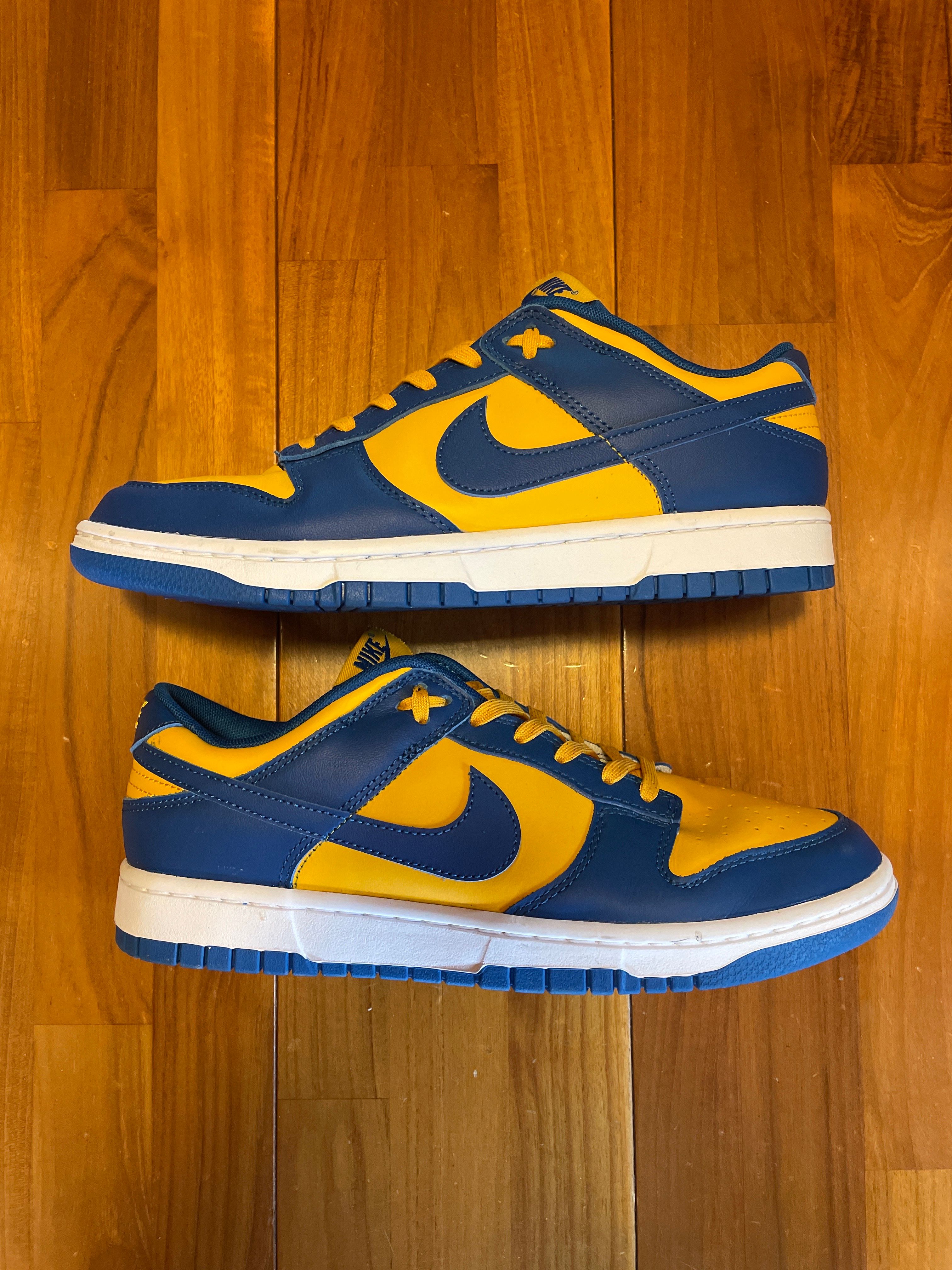 Nike Dunk Low "Blue Jay and University Gold"