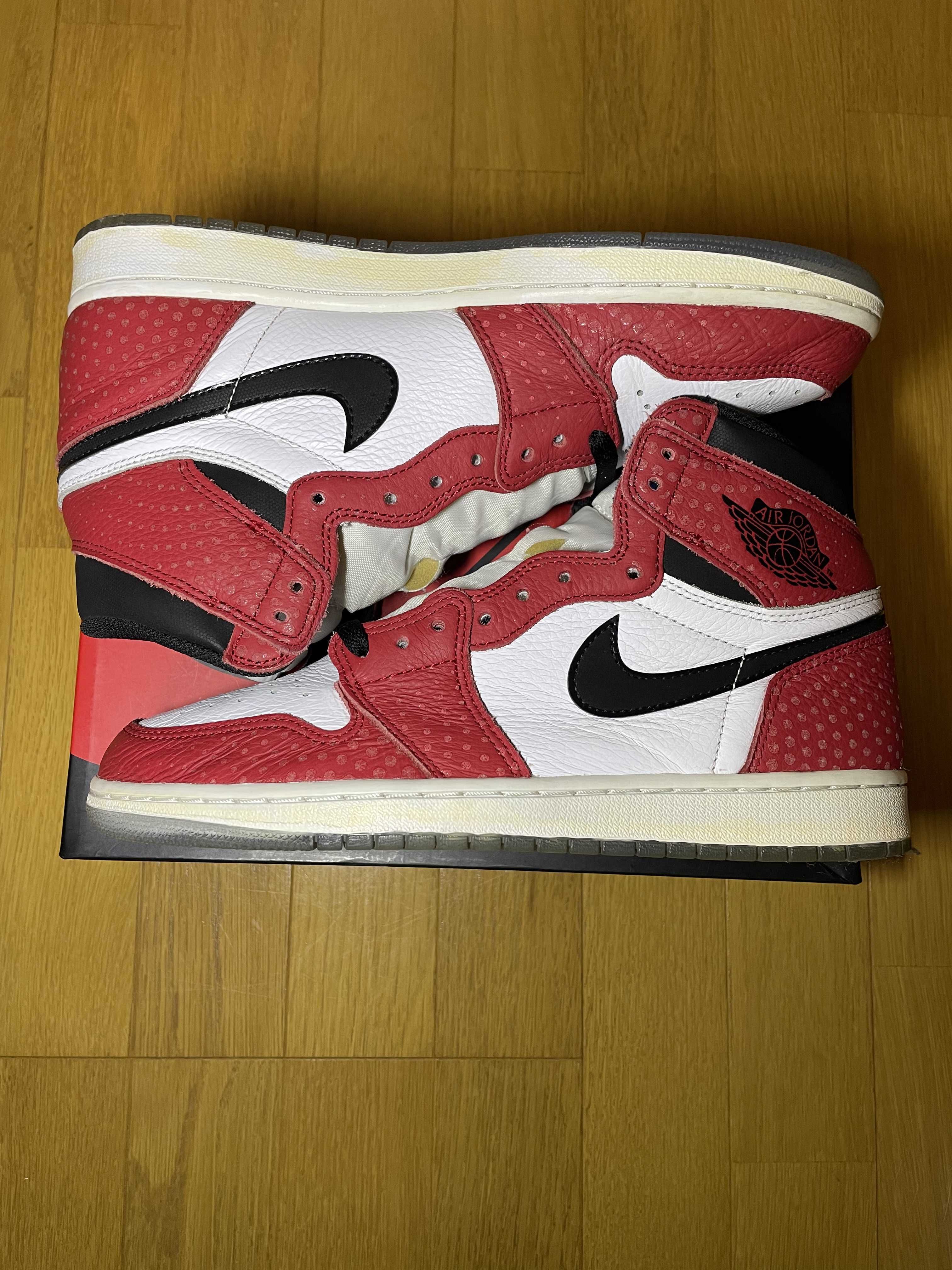 Spiderman × Nike Air Jordan 1 Origin Story "Gym Red/White/Photo Blue/Black"