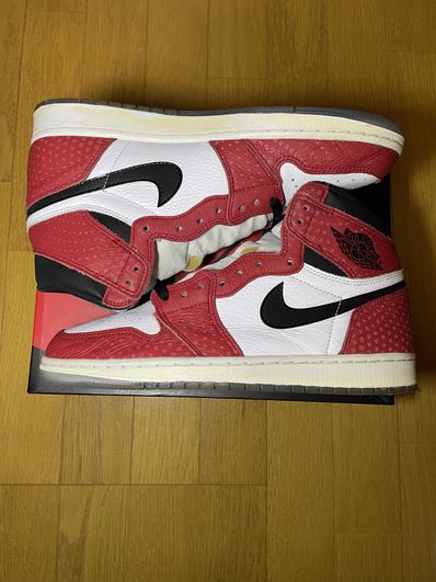 Spiderman × Nike Air Jordan 1 Origin Story "Gym Red/White/Photo Blue/Black"
