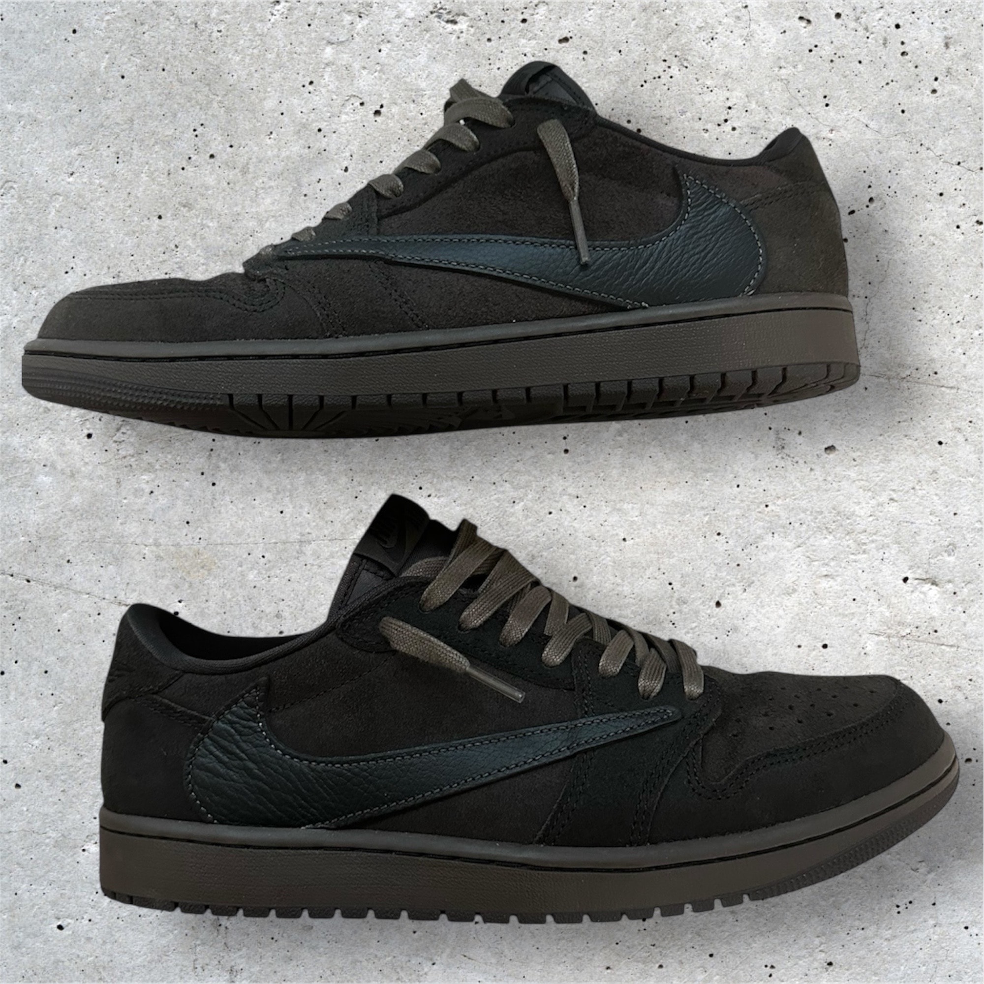 Travis Scott × Nike Air Jordan 1 Low OG SP "Velvet Brown and Dark Mocha"