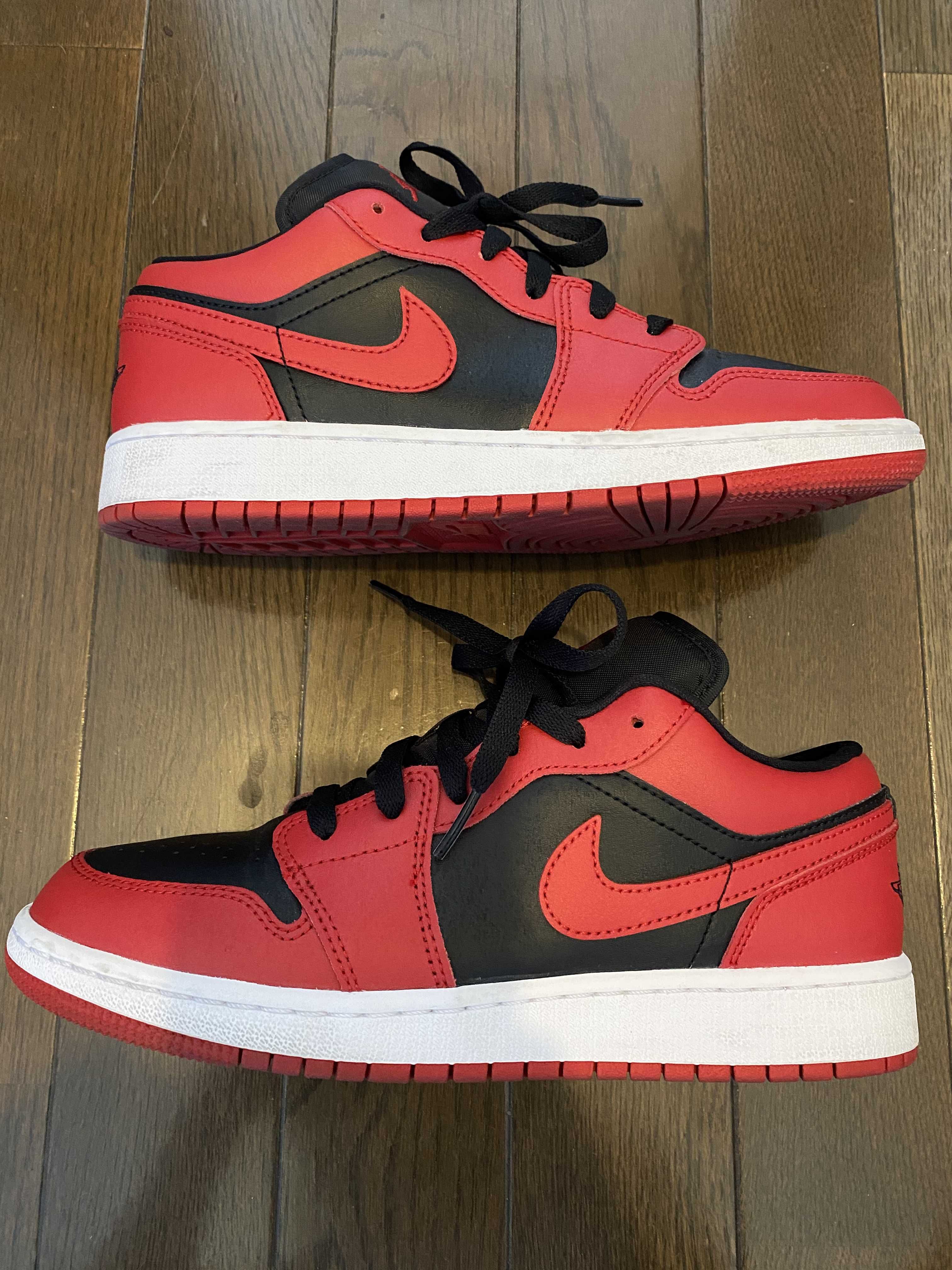 Nike Air Jordan 1 Low GS "Varsity Red"