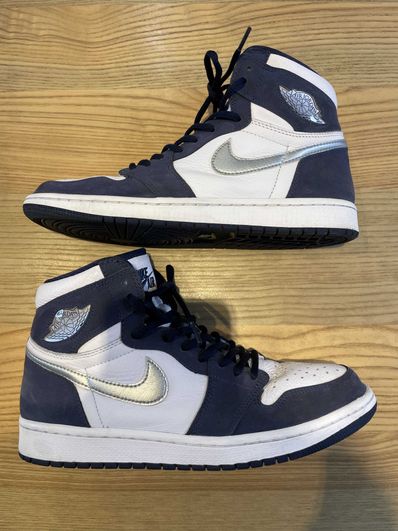 Nike Air Jordan 1 High OG CO.JP "White/Midnight Navy" (2020) (Standard Box)