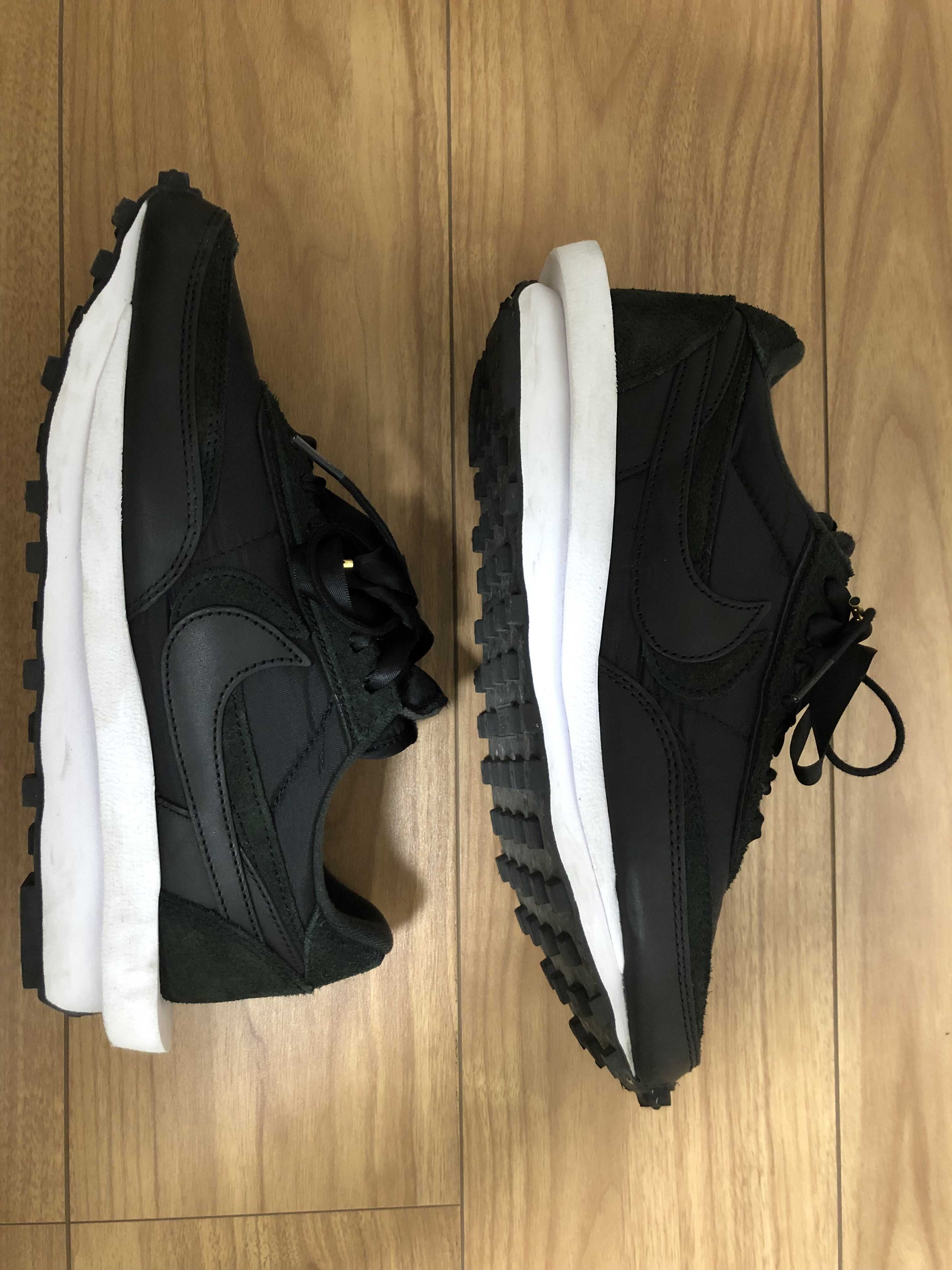 sacai × Nike LDV Waffle "Triple Black"