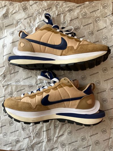 Sacai × Nike Vapor Waffle "Sesame And Blue Void"