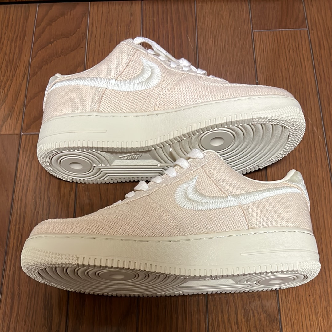 Stussy × Nike Air Force 1 Low "Fossil Stone"
