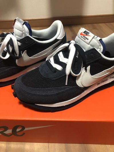 Fragment × sacai × Nike LD Waffle "Blackended Blue"