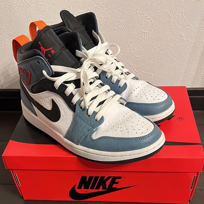 FACETASM × Nike Air Jordan 1 Mid "White/Navy"