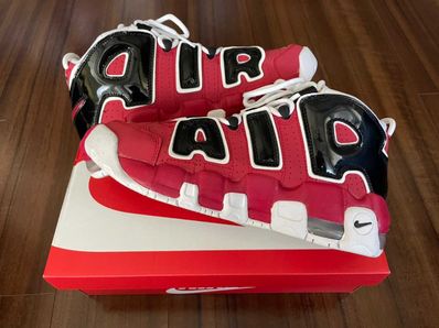 NIKE GS AIR MORE UPTEMPO ’96 "BLACK AND VARSITY RED"(2021)