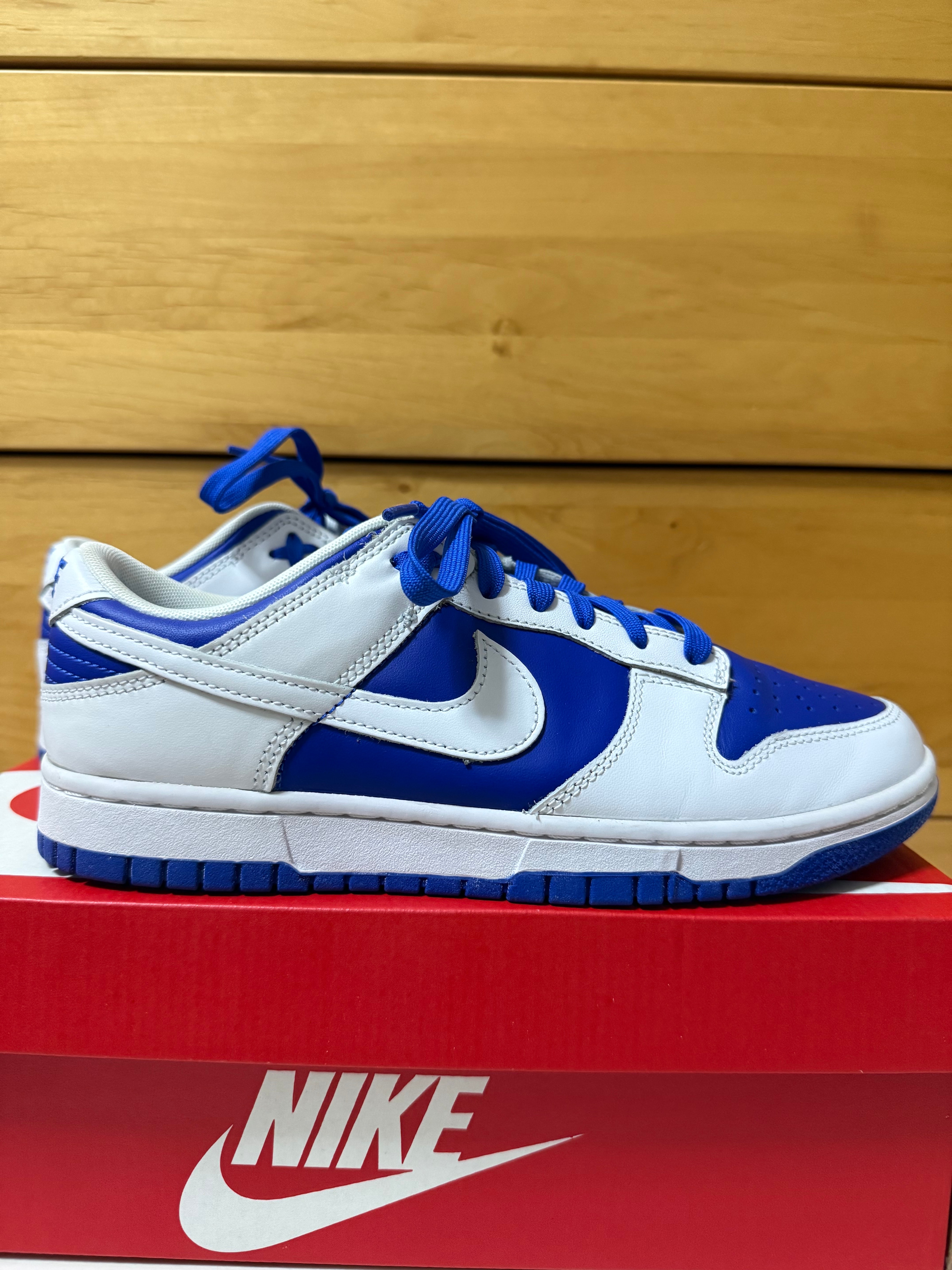Nike Dunk Low Retro "Racer Blue and White"