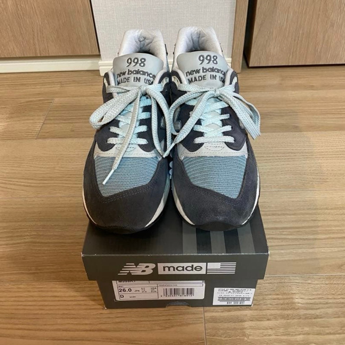 KITH × New Balance 998 "Steel Blue"