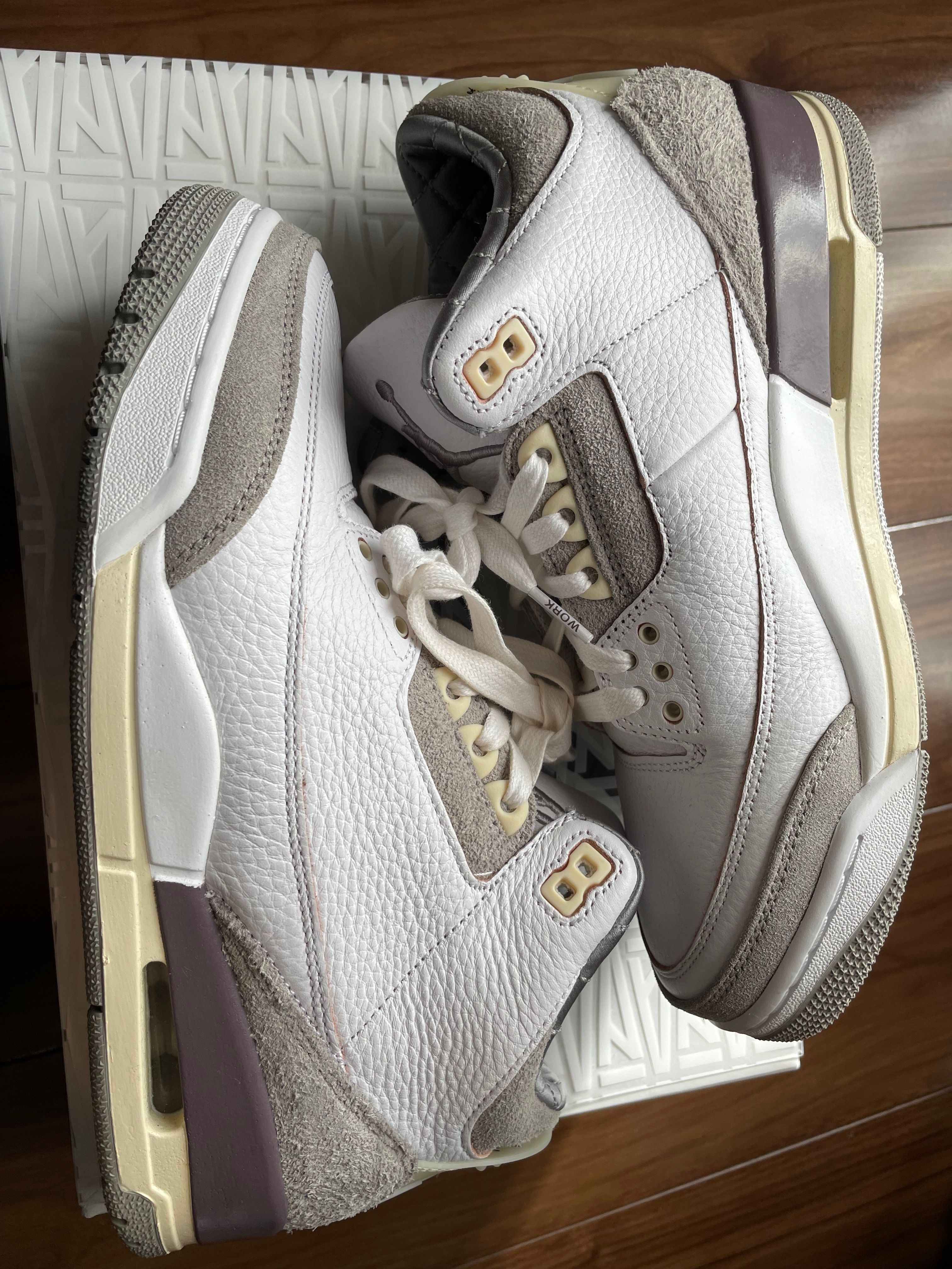 A Ma Maniere × Nike Women's Air Jordan 3 Retro SP "White/Medium Grey Violet Ore"