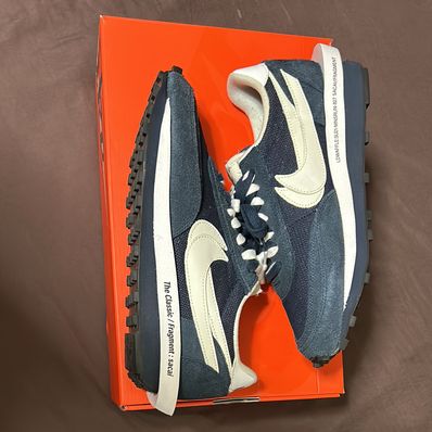 Fragment × sacai × Nike LD Waffle "Blackended Blue"