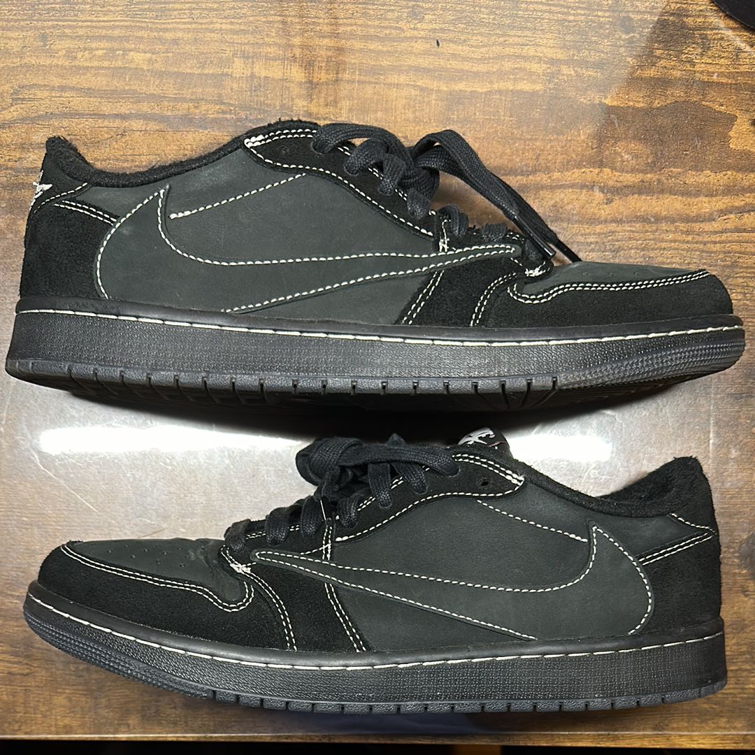 Travis Scott × Nike Air Jordan 1 Low OG SP "Black Phantom"