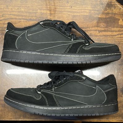 Travis Scott × Nike Air Jordan 1 Low OG SP "Black Phantom"