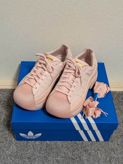 adidas Women's Superstar Bold "Sandy Pink/Wonder Quartz/Gold Metallic"