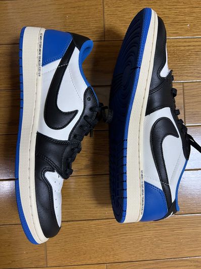 Travis Scott × fragment design × Nike Air Jordan 1 Low OG SP "Military Blue"