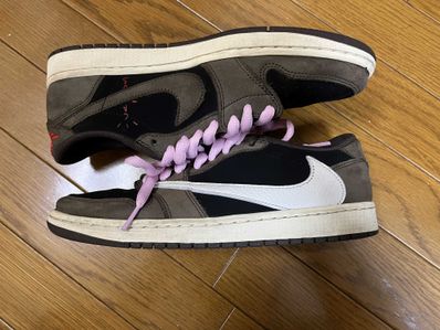 Travis Scott × Nike Air Jordan 1 Low OG SP-T "Black/Dark Mocha"