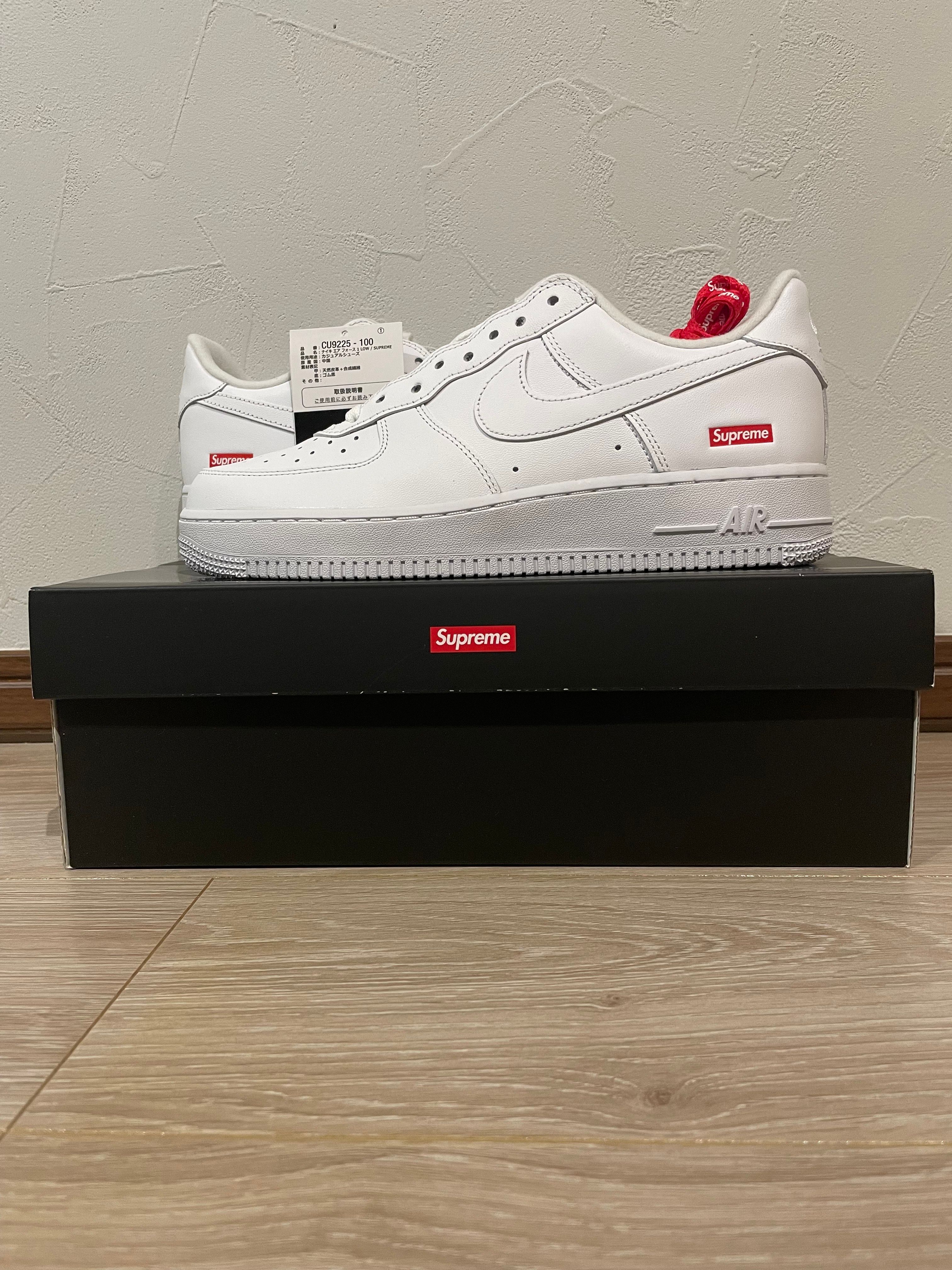Supreme × Nike Air Force 1 Low "White"